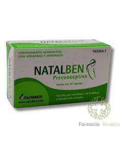 NATALBEN LACTANCIA 60 CAPS - Farmacia de Casa