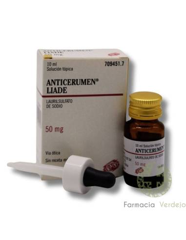 LIADE EARWAX 50 mg/ml OTIC DROPS Ajuda a dissolver a cera do ouvido