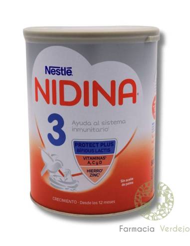NIDINA 3 PREMIUM 800 g Leite de transição