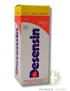 DESENSIN PLUS ENXAGUANTE BUCAL DENTES SENSÍVEIS 500 ML...