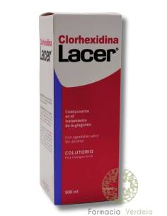 CLOREXIDINA LACER ENXAGUANTE BUCAL 500 ML Tratamento de...