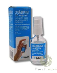 CRISTALMINA 10 MG/ML 25 ML Desinfeta feridas de forma eficaz