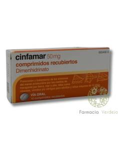 CINFAMAR 50 MG 10 COMPRIMIDOS RECUBIERTOS Previene y...
