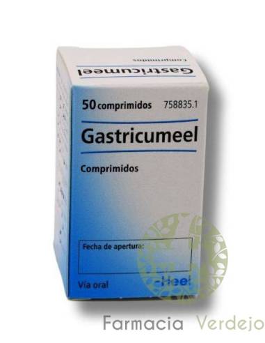 GASTRICUMEEL HEEL 50 COMPRIMIDOS Alivia gastrite, azia e gases