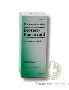 HEEL DROSERA HOMACCORD 30 ML GOTAS