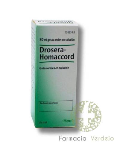 DROSERA HOMACCORD 30 ML GOTAS