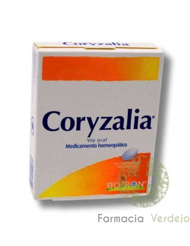 CORYZALIA 40 COMP BOIRON Ayuda a mejorar los síntomas catarrales y de rinitis