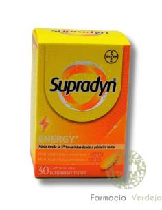 SUPRADYN ENERGY  30 COMP Multivitamínico y mineral con CoQ10