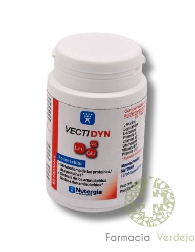 VECTIDYN NUTERGIA 60CAPS Aminoácidos y cofactores enzimáticos