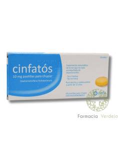 CINFATOS 10 MG 20 PASTILLAS PARA CHUPAR Alivio de la tos...