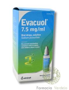 EVACUOL 7,5 MG/ML GOTAS ORAIS 30 ML Alívio ocasional da...