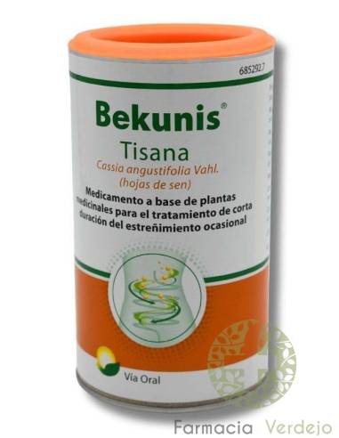 BEKUNIS HERBAL TEA 80 g Ajuda a tratar a constipação ocasional