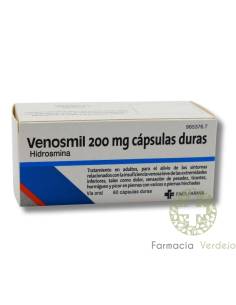 VENOSMIL 200 MG 60 CAPSULAS VARICES O PIERNAS CANSADAS