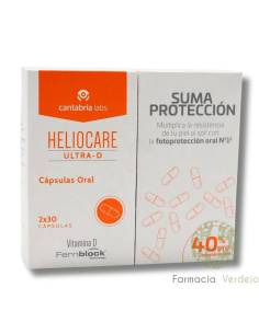 HELIOCARE ULTRA-D CAPS 2X30CAPS 2ºUNIDAD 40%DTO