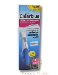 TESTE DE GRAVIDEZ CLEARBLUE COM INDICADOR DE SEMANAS