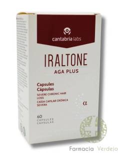 IRALTONE AGA PLUS 60 CÁPSULAS Reforço contra queda de...