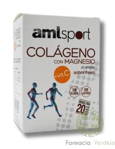 AMLSPORT COLÁGENO COM MAGNÉSIO + VIT C 20 STICKS