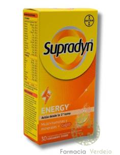 SUPRADYN ENERGY  30 COMPRIMIDOS EFERVESCENTES...