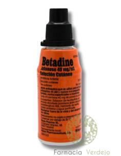 SABONETE DE BETADINA 40 mg/ml SOLUÇÃO PARA A PELE 125 ml...
