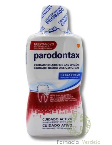 PARODONTAX EXTRA FRESH CUIDADO ENCIAS COLUTORIO 500 ML