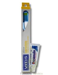 CEPILLO DENTAL ADULTO VITIS SENSIBLE Limpieza de dientes...