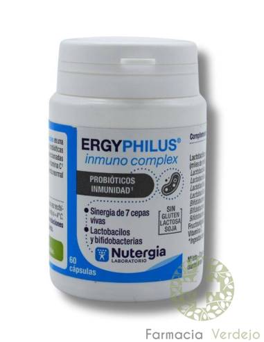 COMPLEXO IMUNOLÓGICO ERGYPHILUS 60 CAPS NUTERGIA