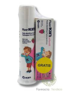 CREME DENTAL INFANTIL KIN FLÚOR MORANGO 100 M