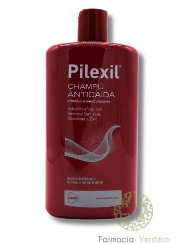 PILEXIL HAIR LOSS SHAMPOO 500 ML Retarda a queda de cabelo e estimula o crescimento do cabelo