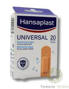 HANSAPLAST UNIVERSAL ADHESIVE DRESSING 20 TIRAS BAND-AIDS