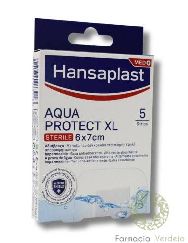 HANSAPLAST AQUA PROTECT XL 5 U CURATIVO ADESIVO