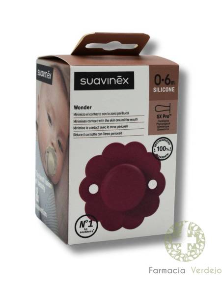CHUPETE SILICONA FISIOLOGICO SUAVINEX WONDER SX PRO INTENSE 0 - 6 MESES 1 UNIDAD