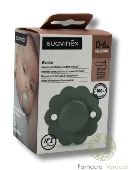 CHUPETE SILICONA FISIOLOGICO SUAVINEX WONDER SX PRO INTENSE 0 - 6 MESES 1 UNIDAD