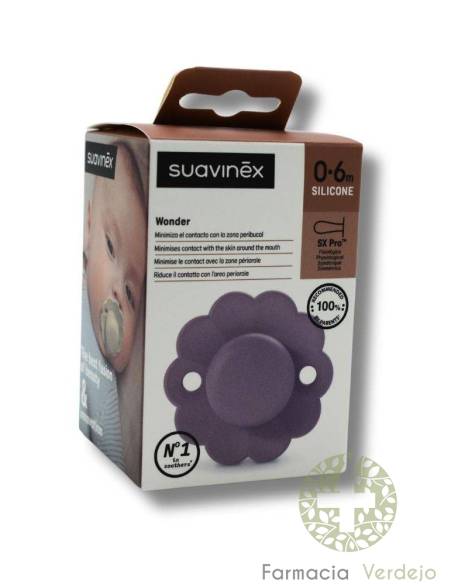 CHUPETE SILICONA FISIOLOGICO SUAVINEX WONDER SX PRO INTENSE 0 - 6 MESES 1 UNIDAD