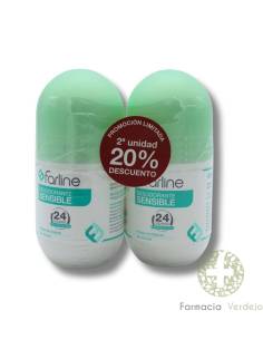 FARLINE DESODORANTE SENSIBLE 2X50 ML
