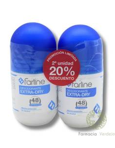 FARLINE DESODORANTE EXTRA-DRY 2X50ML
