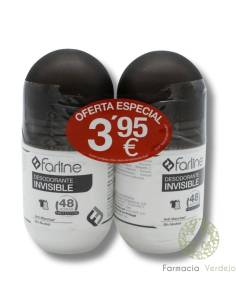 FARLINE DESODORANTE INVISIBLE 2X50ML