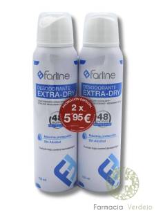 FARLINE DESODORANTE EXTRA-DRY SPRAY 2X150ML