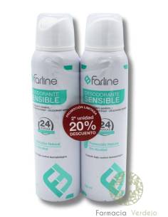 FARLINE DESODORANTE SENSÍVEL SPRAY 2X150 ML