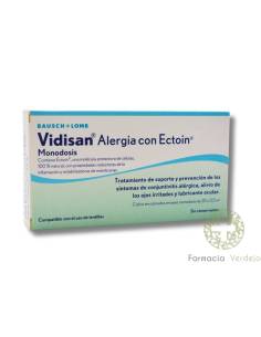 VIDISAN ALERGIA CON ECTOIN COLIRIO MONODOSIS 20 ENVASES