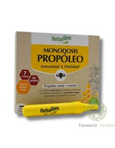 PROPOLEO MONODOSIS HERBALGEM 7 MONODOSIS 10ML PRANAROM...