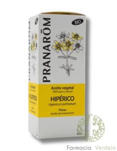 HYPERICO ÓLEO VEGETAL PRANAROM 50 ML