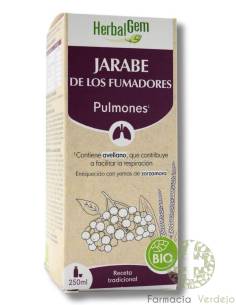 XAROPE PARA FUMANTES ORGÂNICOS 250 ML HERBALGEM Ajuda a...