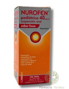 NUROFEN PEDIÁTRICO 40 mg/ml SUSPENSÃO ORAL 150MLTrata dor...