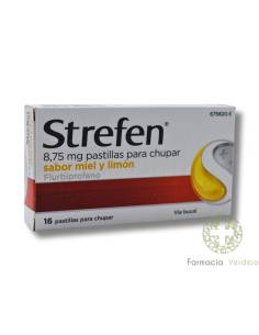 STREFEN 8,75 mg 16 PASTILLAS PARA CHUPAR (SABOR MIEL Y...