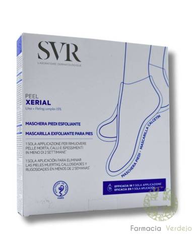 SVR XERIAL PEEL MASCARILLA EXFOLIANTE PARA PIES 20 ML Elimina callosidades y rugosidades