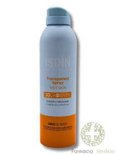 FOTOPROTECTOR ISDIN SPF 30 SPRAY TRANSPARENT WET SKIN...