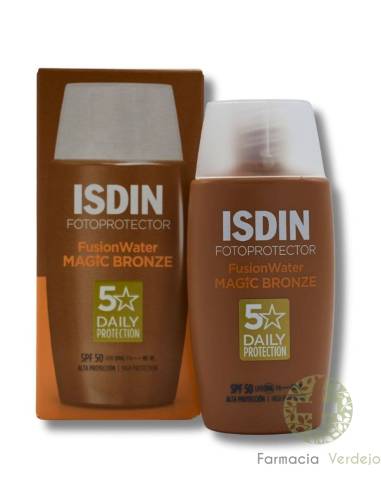 FOTOPROTECTOR ISDIN SPF 50 FUSION AQUARELA 50 ML BRONZE