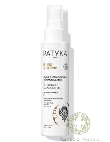 PATYKA CLEAN ADVANCED HUILE REMARQUABLE DEMAQUILLANTE CLEANSING OIL WATERPROOF MAKEUP 100ML