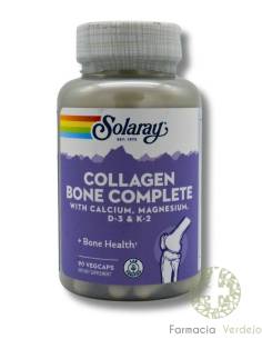 COLLAGEN BONE COMPLETE 90 CAPS SOLARAY Apoya la salud...