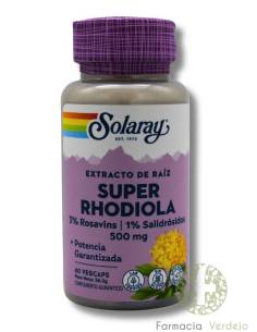 SUPER RHODIOLA 60 CAPS SOLARAY